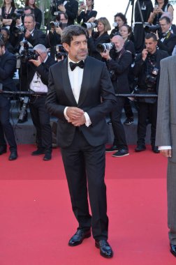 FRANSA, FRANSA. 22 Mayıs 2024: Pierfrancesco Favino 77. Cannes Festivali 'nde Le Comte De Monte-Cristo prömiyerinde