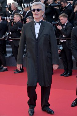 FRANSA, FRANSA. 25 Mayıs 2024: Wim Wenders 77. Cannes Festivali Kapanış Töreni 'nde