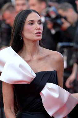 FRANSA, FRANSA. 25 Mayıs 2024: Demi Moore 77. Cannes Festivali Kapanış Töreni 'nde