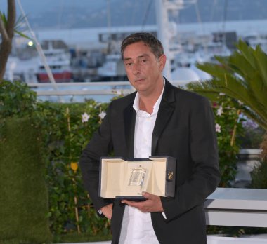 FRANSA, FRANSA. 25 Mayıs 2024: 77. Cannes Festivali 'nde Miguel Gomes Palme d' Or Ödülleri 'nde fotoğraf çekimi