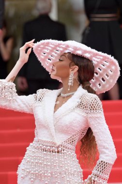 FRANSA, FRANSA. 20 Mayıs 2024: Winnie Harlow 77. Cannes Festivali 'ndeki The Apprentice galasında
