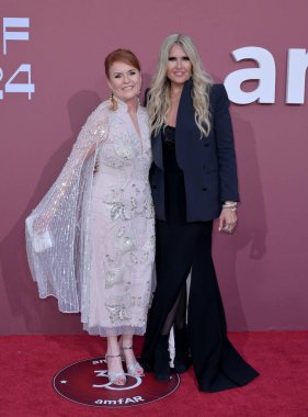 Antibes, Frances. 23 Mayıs 2024: Sarah Ferguson, York Düşesi ve Tiziana Rocca Hotel du Cap d 'Antibes' deki 30. amfAR Gala Cannes 'da