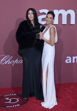 Antibes, Frances. 23 Mayıs 2024: Cher & Demi Moore Hotel du Cap d 'Antibes' deki 30.