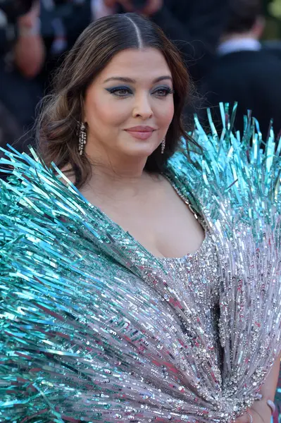 Stock image CANNES, FRANCE. May 17, 2024: Aishwarya Rai Bachchan at the Kinds of Kindness premiere at the 77th Festival de Cannes