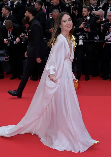 stock image CANNES, FRANCE. May 15, 2024: Elsa Zylberstein at the Furiosa: A Mad Max Saga premiere at the 77th Festival de Cannes