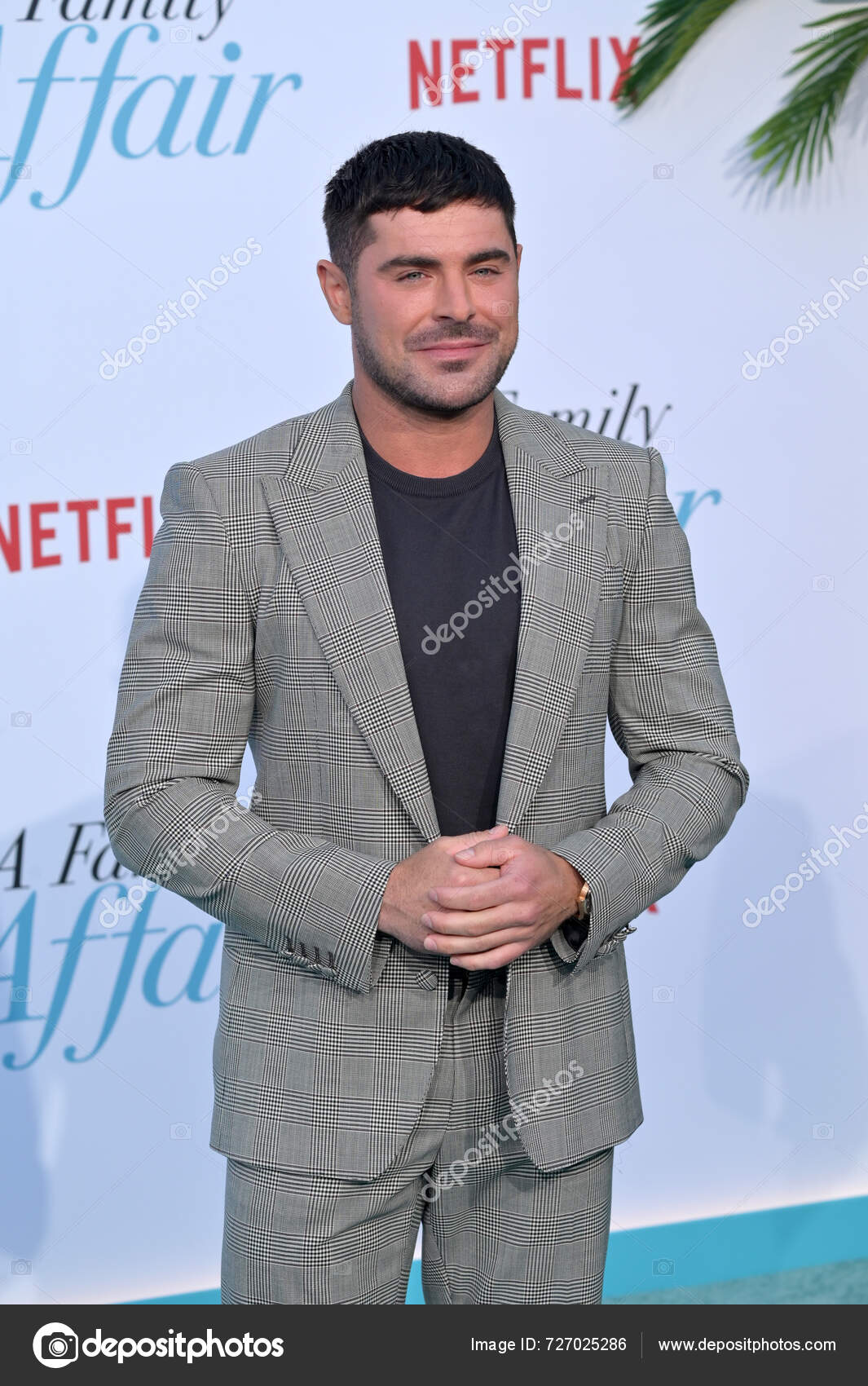 Los Angeles Usa June 2024 Zac Efron Premiere Family Affair — Stock ...