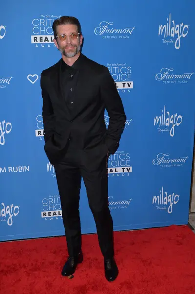 stock image LOS ANGELES, USA. June 15, 2024: Brian Mendoza at the 6th Annual Critics Choice Assoc Real TV Awards at the Fairmont Century Plaza