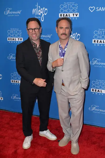 stock image LOS ANGELES, USA. June 15, 2024: Jason Sklar & Randy Sklar at the 6th Annual Critics Choice Assoc Real TV Awards at the Fairmont Century Plaza