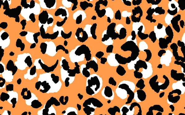 Абстрактный Современный Леопардовый Бесшовный Рисунок Животные Модного Происхождения Цветной Векторный — стоковый вектор