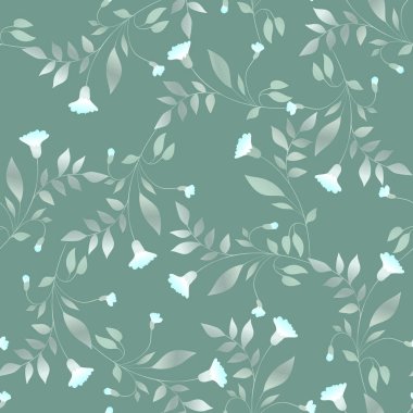 Geleneksel halk sanatları süslerine dayanan kusursuz çiçek desenleri. Renkli arka planda renkli çiçekler. İskandinav tarzı. İsveç İskandinav tarzı. Vektör çizimi. Basit minimalist desen.