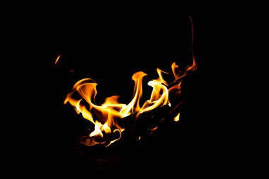 Ateş alevi dokusu. Yanan malzeme arka planı. Yanık izi. Alev ve meşale duvar kağıdı. Isı ve sis perdesi. Patlama ve sıcak arkaplan.