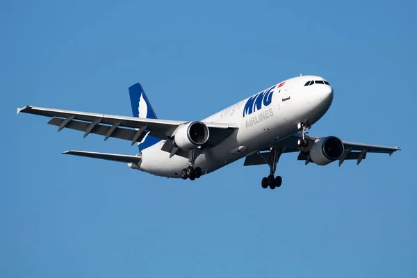 Istanbul Turkije Maart 2019 Mng Airlines Airbus A300 Mcg Vrachtvliegtuig — Stockfoto