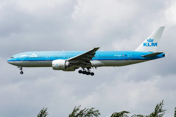 Amsterdam Pays Bas Juillet 2017 Klm Royal Dutch Airlines Boeing — Photo