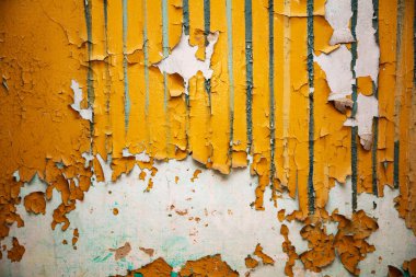 Çatlak ve soyut grunge dokusu. Yaşlanmış malzeme yüzey arkaplanı. Yıpranmış etki kalıbı. Eski ve kirli bir geçmiş. Grafiksel kaynak.