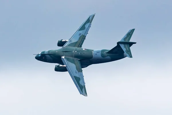 Kecskemet Hungary August 2021 Embraer 390 Millennium Military Transport Plane — Stock Fotó