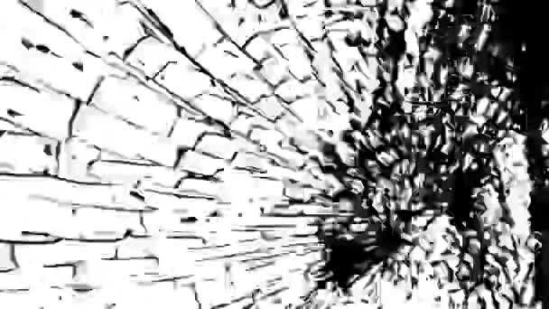 Sıkıntı Döngülü Grunge Doku Şablonu Sonu Gelmeyen Görüntüler Klasik Arka — Stok video