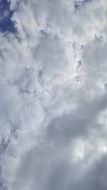 Timelapse Movimento Das Nuvens Céu Tempo Nublado — Vídeo de Stock