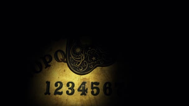 Tablero Brujería Espiritual Ouija — Vídeo de stock