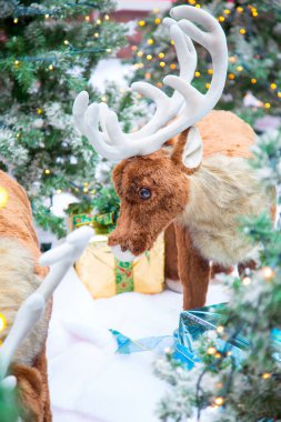 Geleneksel Yeni Yıl ve Noel Renkli Dekorasyon Fotoğrafı