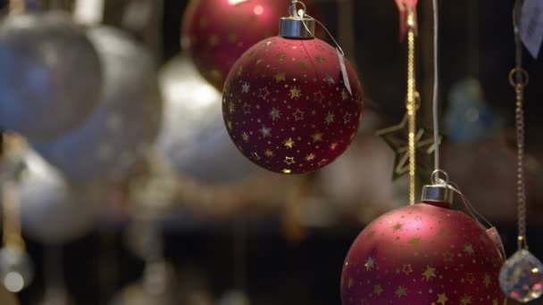 Decoração Celebração Ano Novo Natal Colorido — Vídeo de Stock