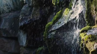  Waterfall on a River in Wild Nature 