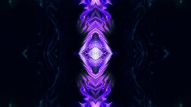 Abstract Colorful Paint Spread Mirror Fantasy