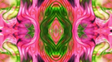 Abstract Colorful Paint Spread Mirror Fantasy