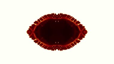 Abstract Colorful Paint Spread Mirror Reflection Fantasy Video