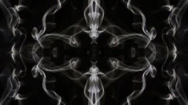 Abstract Smoke Spread Mirror Symmetric Effect