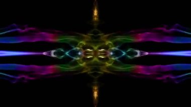 Abstract Smoke Spread Mirror Symmetric Effect