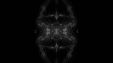 Abstract Smoke Spread Mirror Symmetric Effect