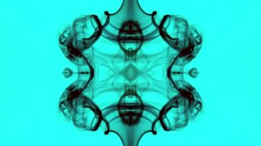 Abstract Smoke Spread Mirror Symmetric Effect