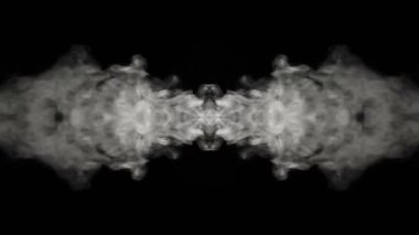 Abstract Smoke Spread Mirror Symmetric Effect