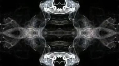 Abstract Smoke Spread Mirror Symmetric Effect