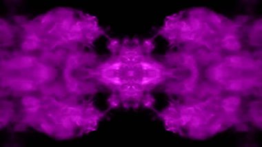 Abstract Smoke Spread Mirror Symmetric Effect