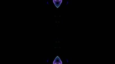 Abstract Smoke Spread Mirror Symmetric Effect