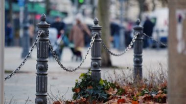 Frankfurt Almanya 'sında Sokak Güvenliği Metalik Bollard Polonyalıları