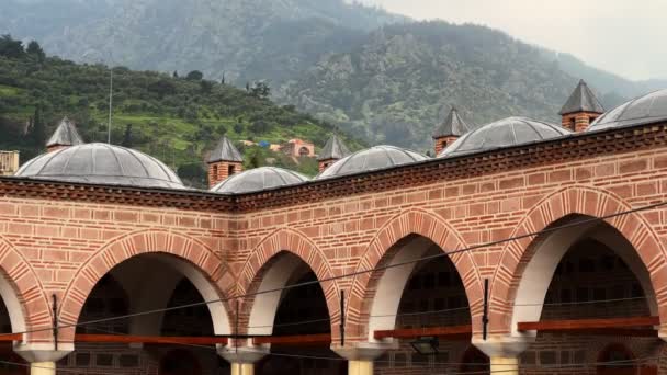 Detalhes Mesquita Histórica Onde Muçulmanos Adoram Vídeo — Vídeo de Stock