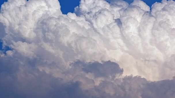 Ciepłe Miękkie Wiejące Chmury Time Lapse — Wideo stockowe
