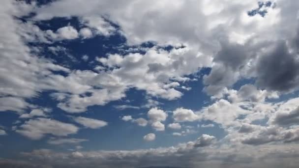 Nubes Suaves Lluviosas Time Lapse — Vídeos de Stock