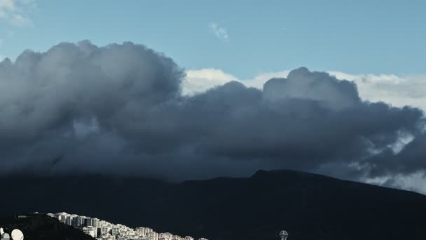 Темні Дощові Хмари Рухаються Time Lapse — стокове відео