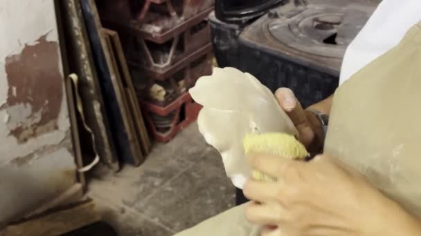 Керамическая Мастерская Ручной Работы — стоковое видео