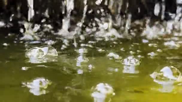Water Drops Bubbles Water Royalty Free Stock Footage