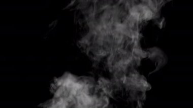 Soyut Duman Sisi ve Sis Efekti Dönen Dönen Gerçeküstü Şekiller Arkaplan Dokusunu Yayar