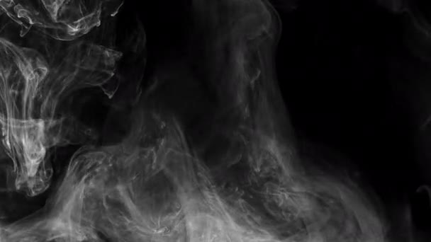 烟雾雾和雾效应涡旋扩散超现实背景结构 — 图库视频影像