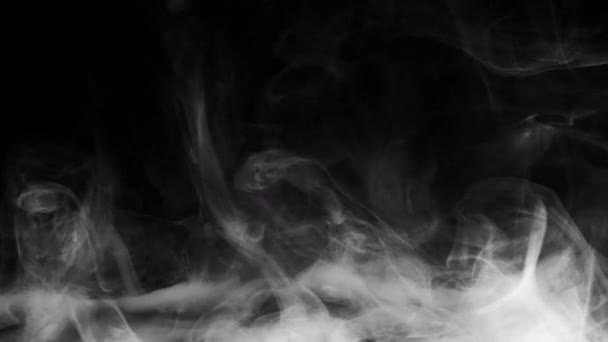 Αφηρημένη Ομίχλη Καπνού Και Mist Effect Περιστρεφόμενη Εξάπλωση Σουρεαλιστικές Μορφές — Αρχείο Βίντεο
