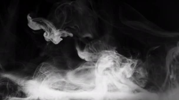 Аннотация Smoke Fog Mist Effect Swirling Spread Surreal Shapes Background — стоковое видео