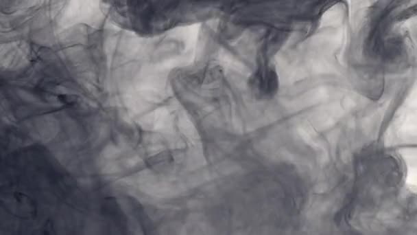 Streszczenie Mgła Dymna Efekt Mgły Wirowanie Rozprzestrzenianie Surrealistyczne Kształty Konsystencja — Wideo stockowe