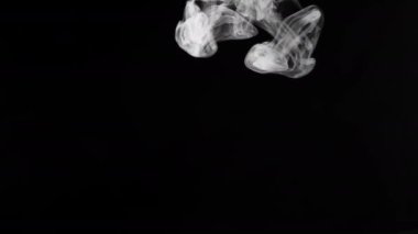 Soyut Duman Sisi ve Sis Efekti Dönen Dönen Gerçeküstü Şekiller Arkaplan Dokusunu Yayar