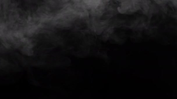 Résumé Brume Brouillard Fumée Effet Tourbillonnant Formes Surréalistes Texture Fond — Video